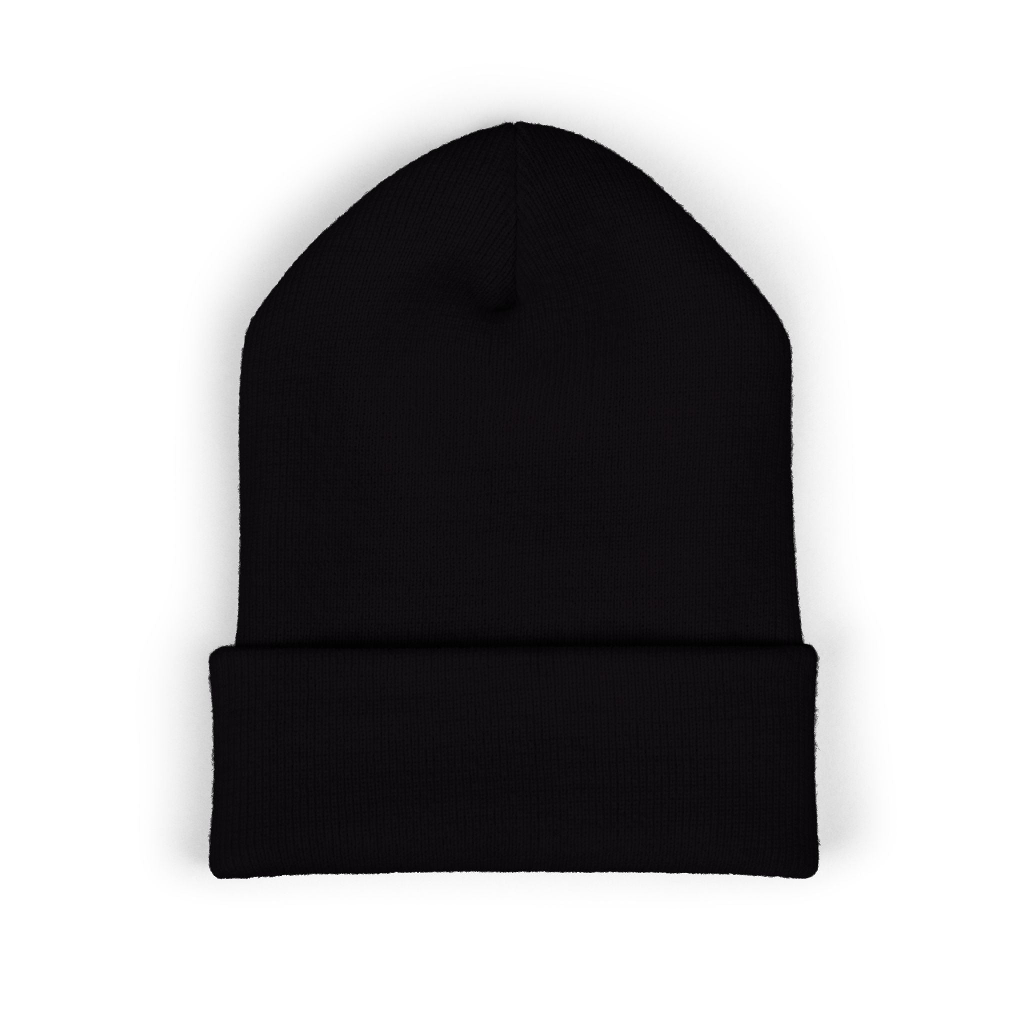 Embroidered 'Midnight State' Cuffed Beanie — Cozy Winter Knit Hat