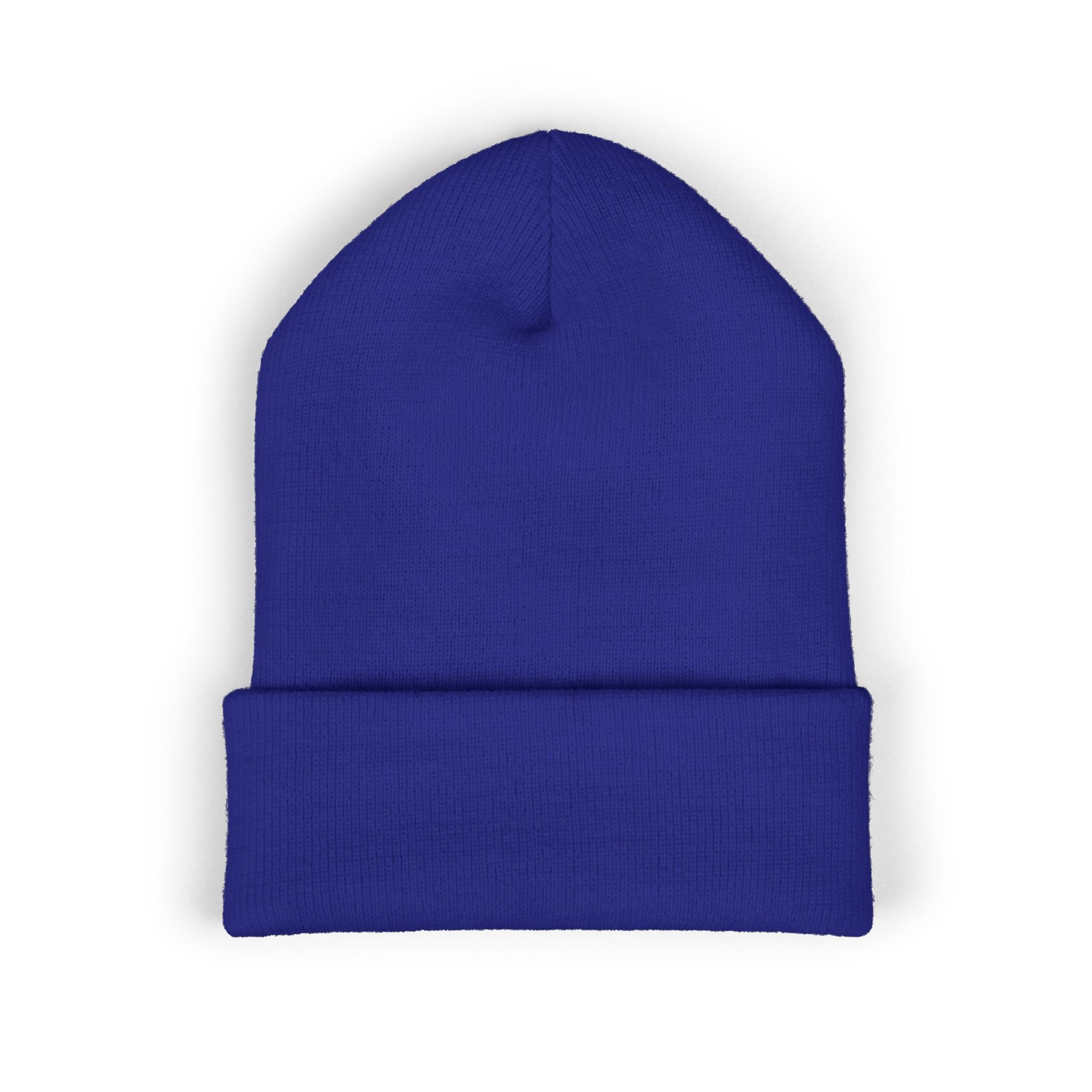 Embroidered 'Midnight State' Cuffed Beanie — Cozy Winter Knit Hat